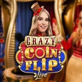 Crazy Coin Flip logo by Evolution IgoBet Casino