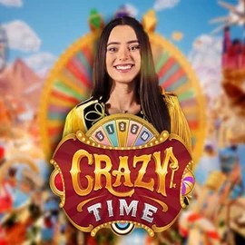 Crazy Time slot logo by Evolution at IgoBet Casino