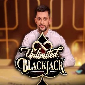 Unlimited Blackjack logo by Ezugi IgoBet Casino
